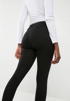 Missguided - Lawless high waisted super stretch skinny - black