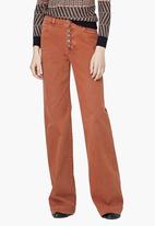 Bootleg Casual Pants Mid Brown MANGO Trousers | Superbalist.com