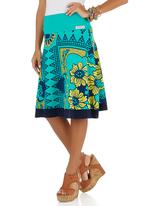 Mzanzi Skirt Turquoise OLKA POLKA Skirts | Superbalist.com