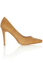 tan court shoes wide fit