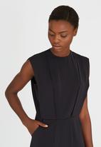 Wide Leg Lace Back Jumpsuit Black Paper Dolls Jumpsuits