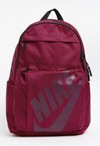 nike elemental backpack burgundy