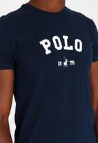 POLO - Classic printed tee - navy