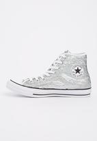 Converse - Chuck Taylor All Star Holiday Party Hi Sneakers Silver