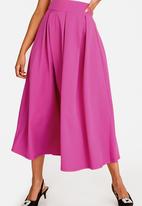 STYLE REPUBLIC - Fit And Flare Volume Skirt Cerise Pink