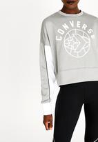 Converse - Street Sport Cropped Sweatshirt Grey