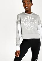 Converse - Street Sport Cropped Sweatshirt Grey