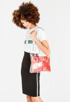 Joy Collectables - Transparent Shopper Bag Red