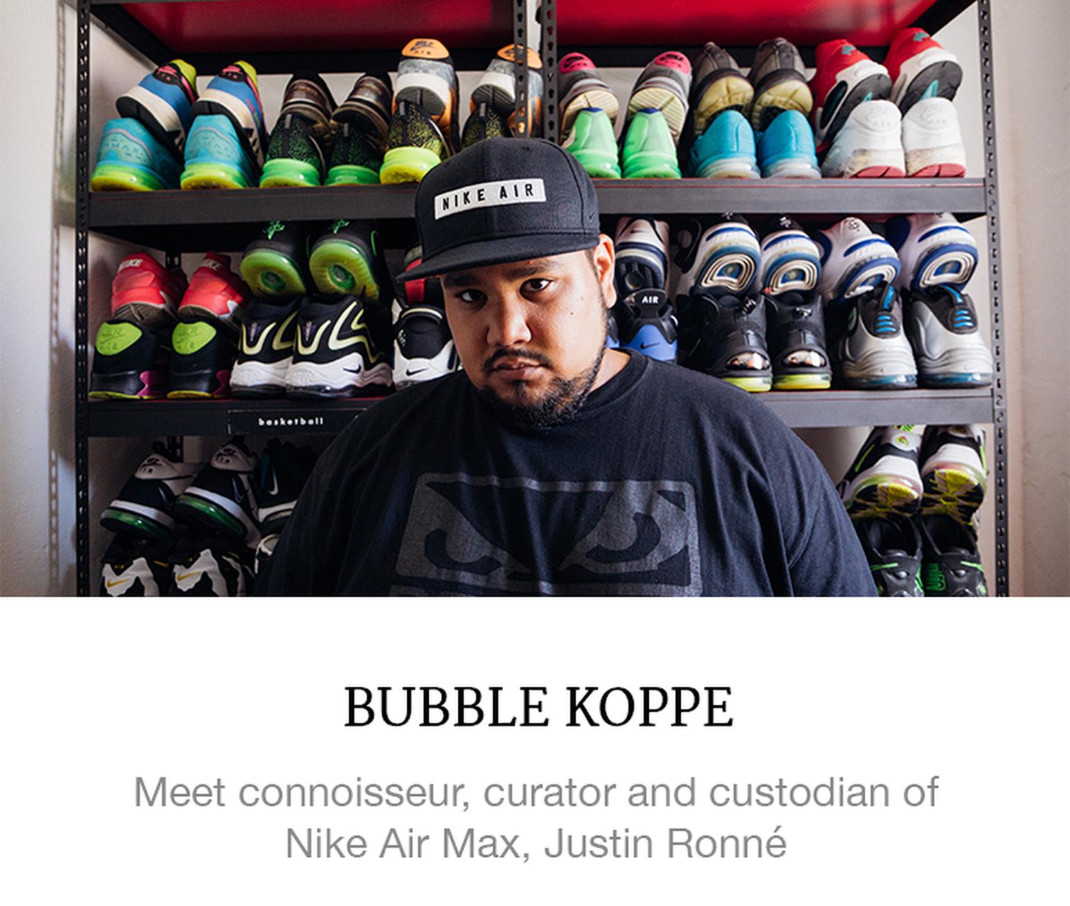 Justin Ronne's temple to NIke Air
