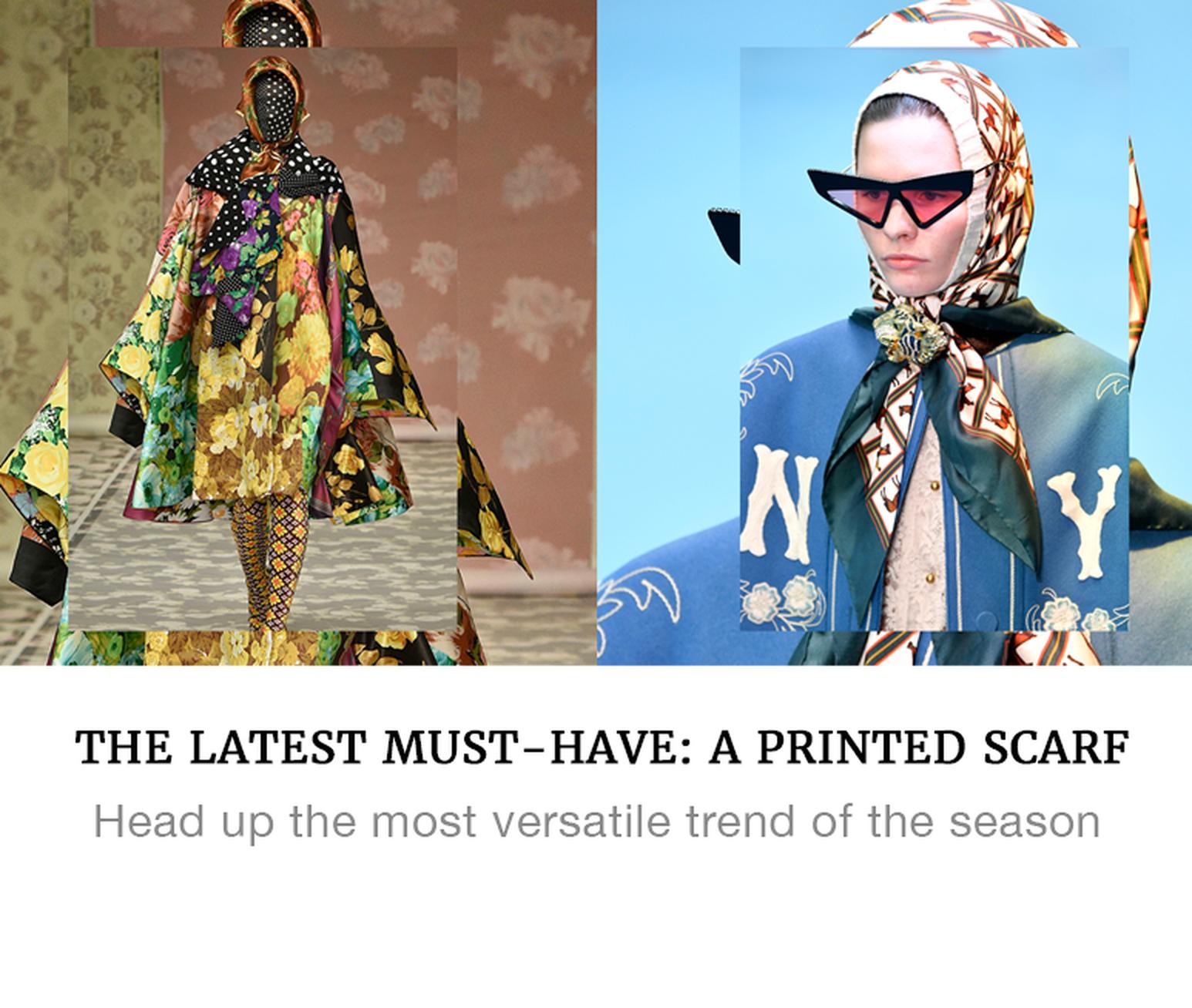 Wardrobe Must Haves: A printed Scarf