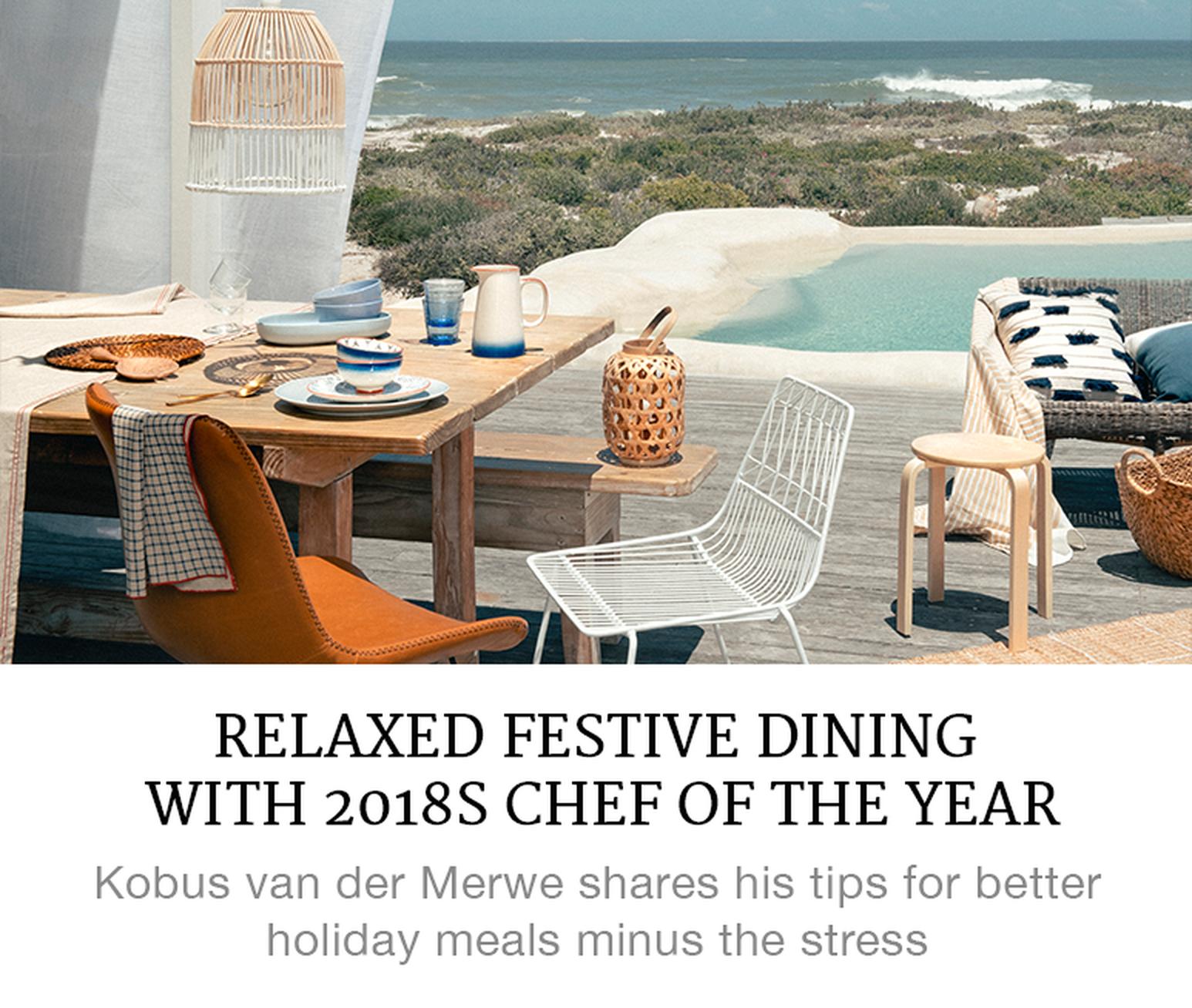 Kobus van der Merwe's dining tips