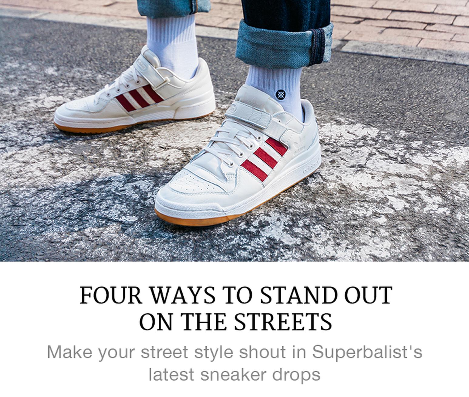 standout in sneakers