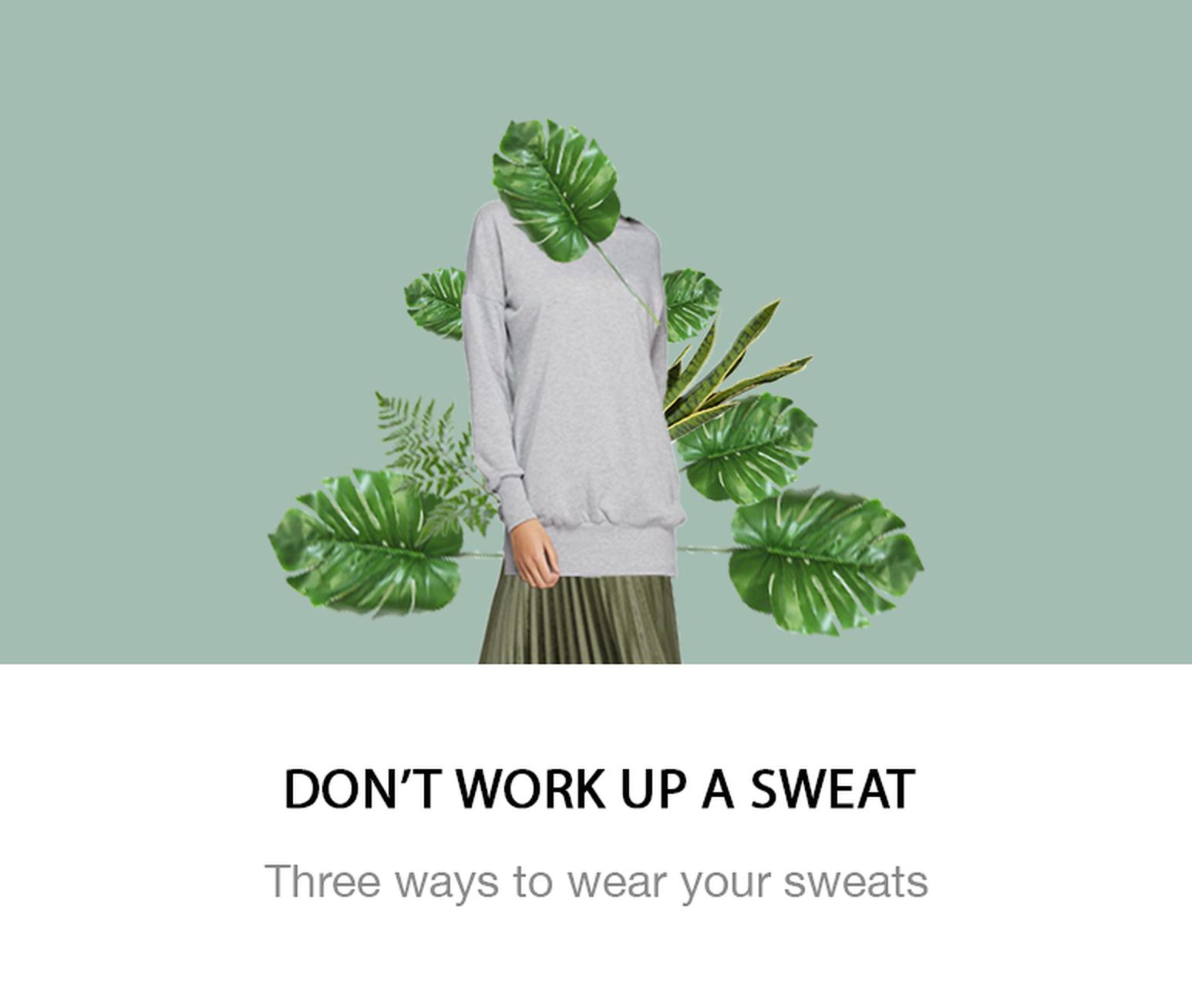 3 ways to wear sweats