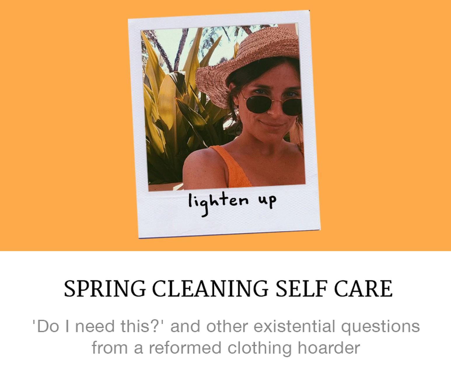 spring cleaning self care