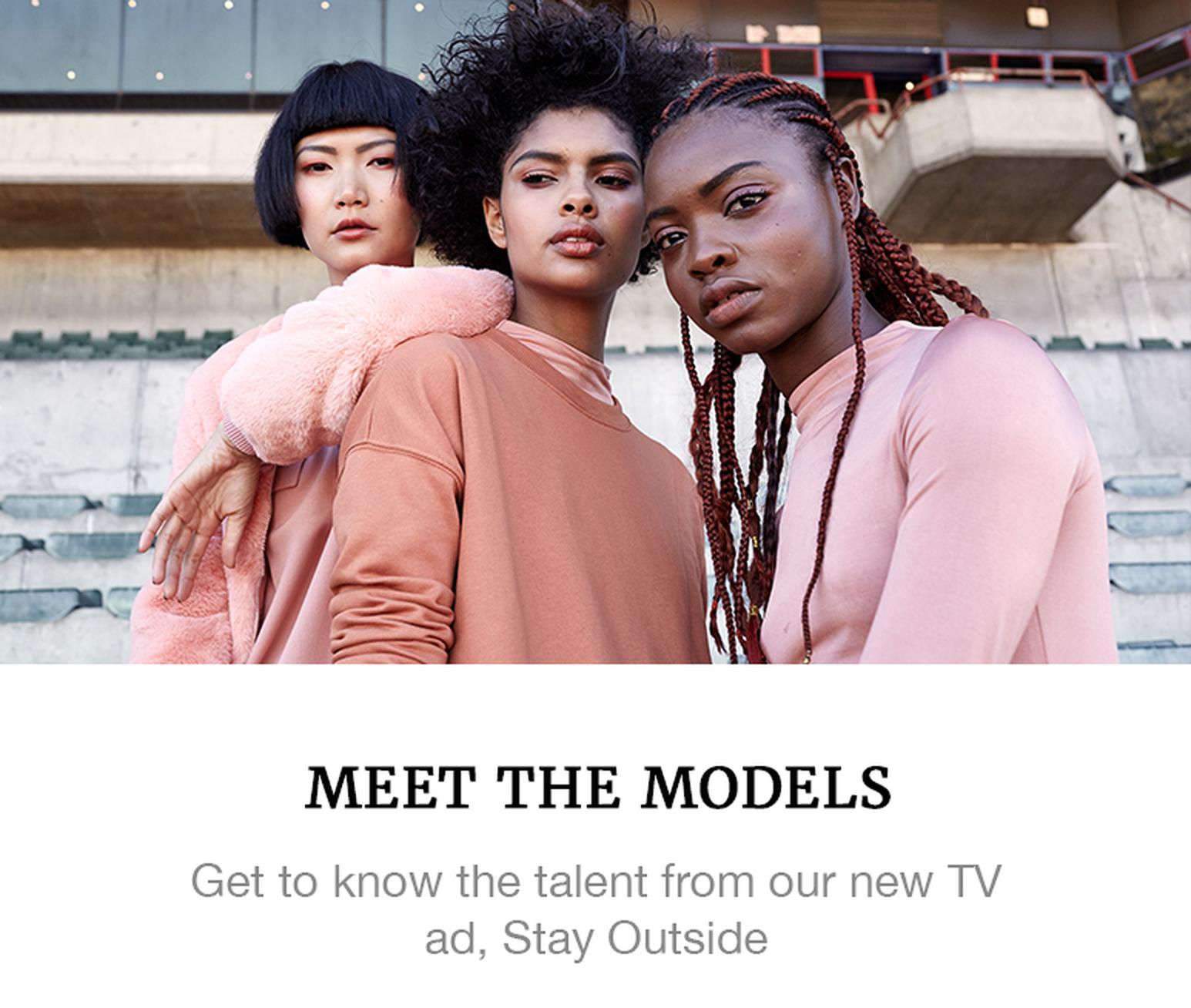 TV ad fashion models