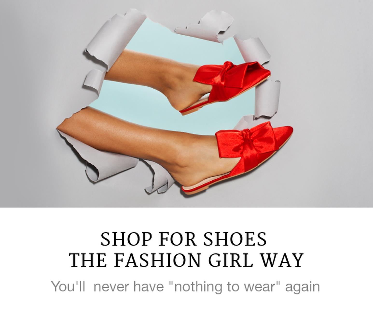 shop for shoes like a fashion girl