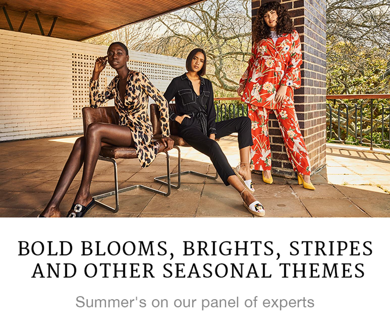 Bold Blooms, Brights, Stripes and Other Seasonal Themes
