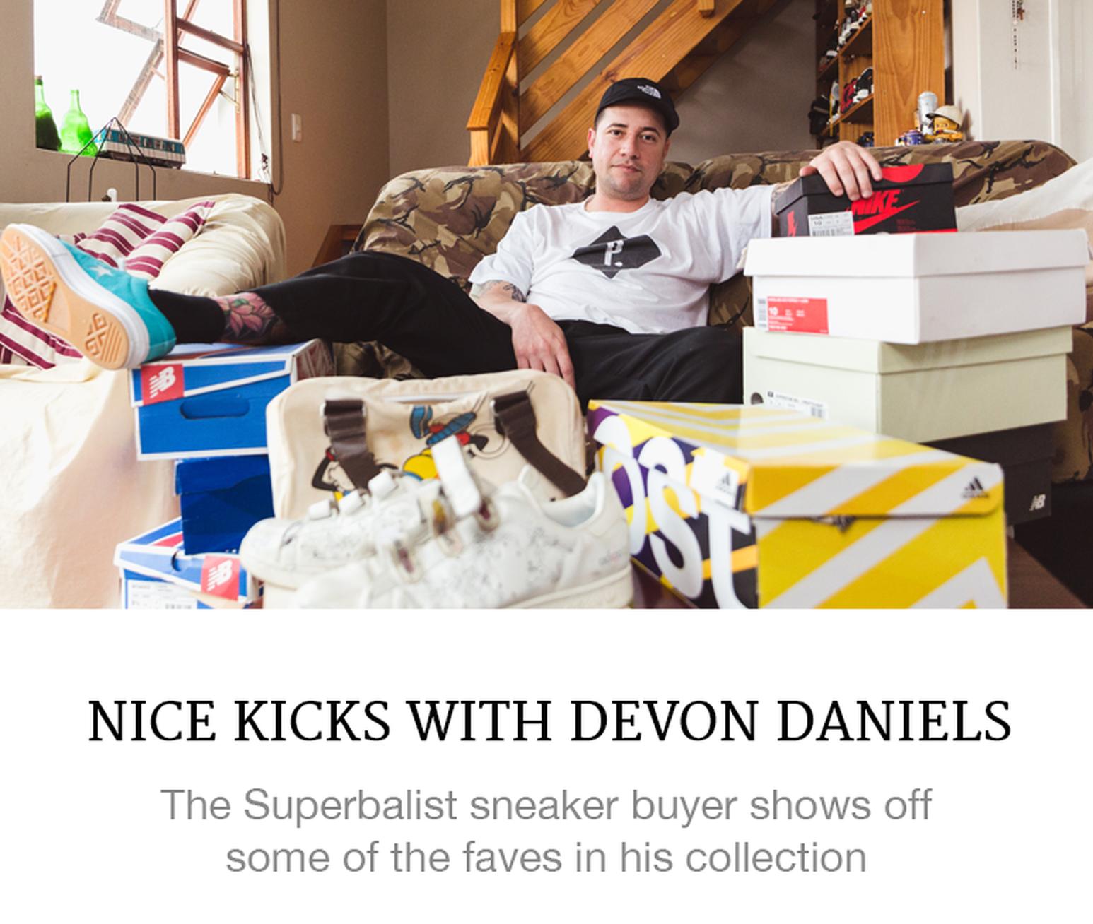 Superbalist sneaker buyer Devon Daniels