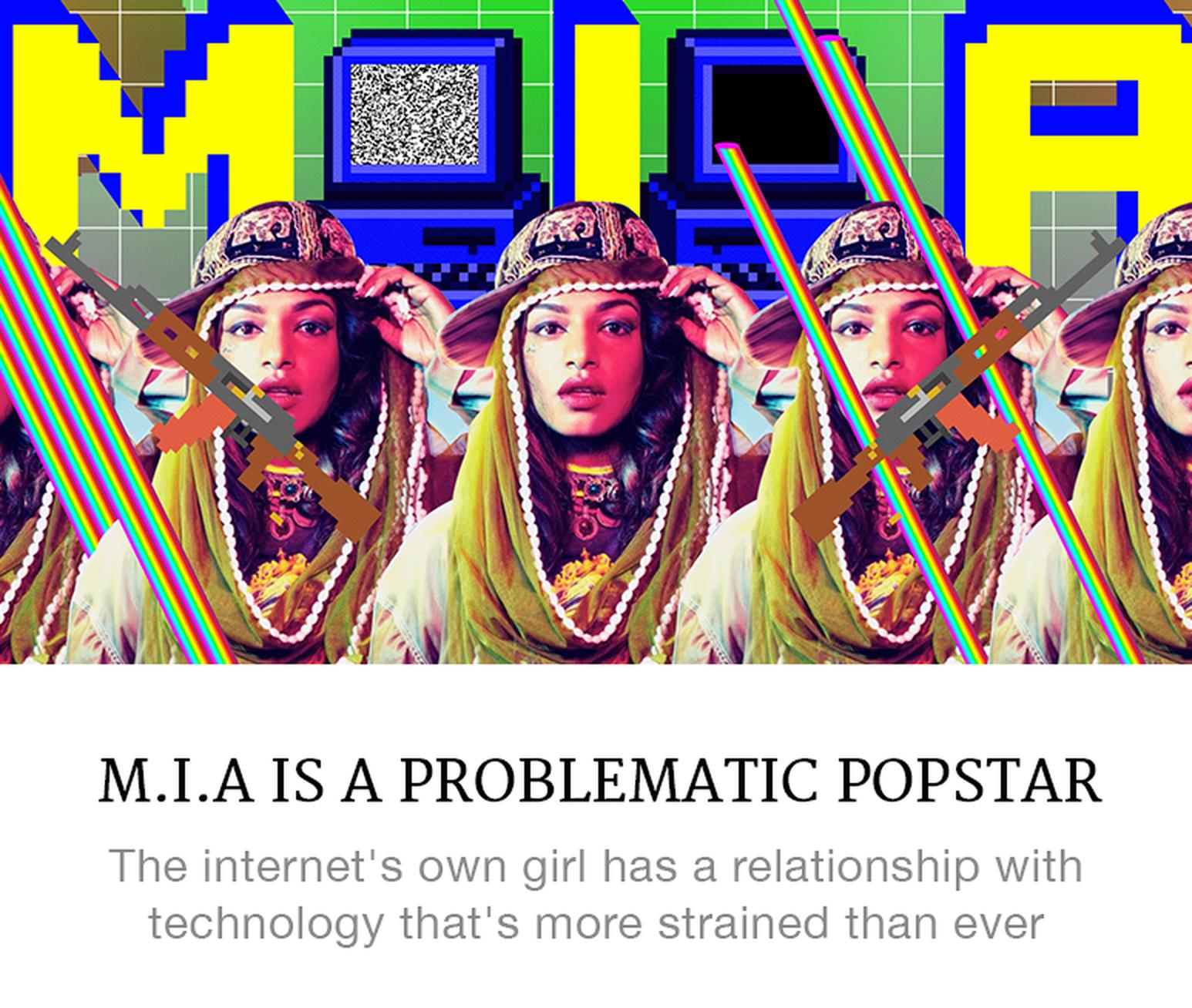 MIA problematic popstar