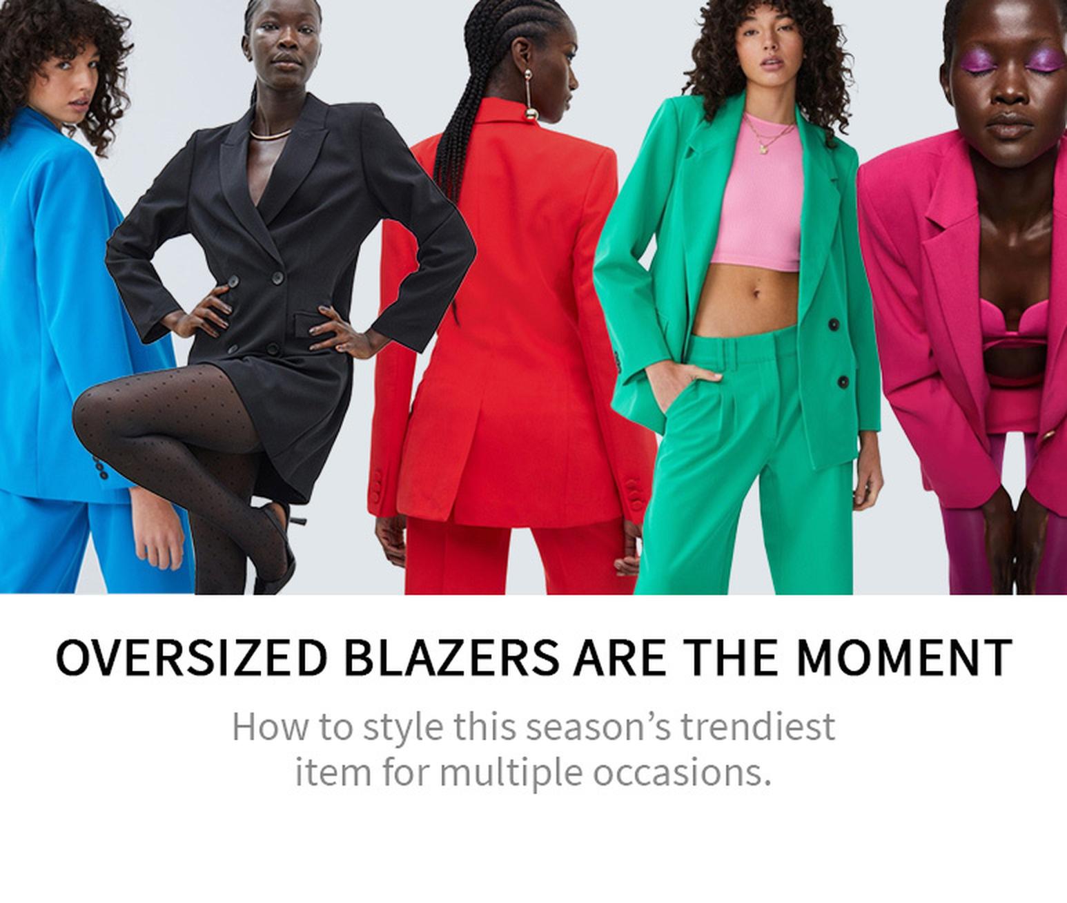 trend, oversized blazer