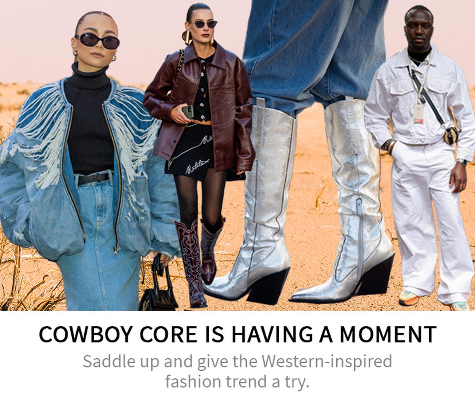 Cowboy core, denim, cowboy