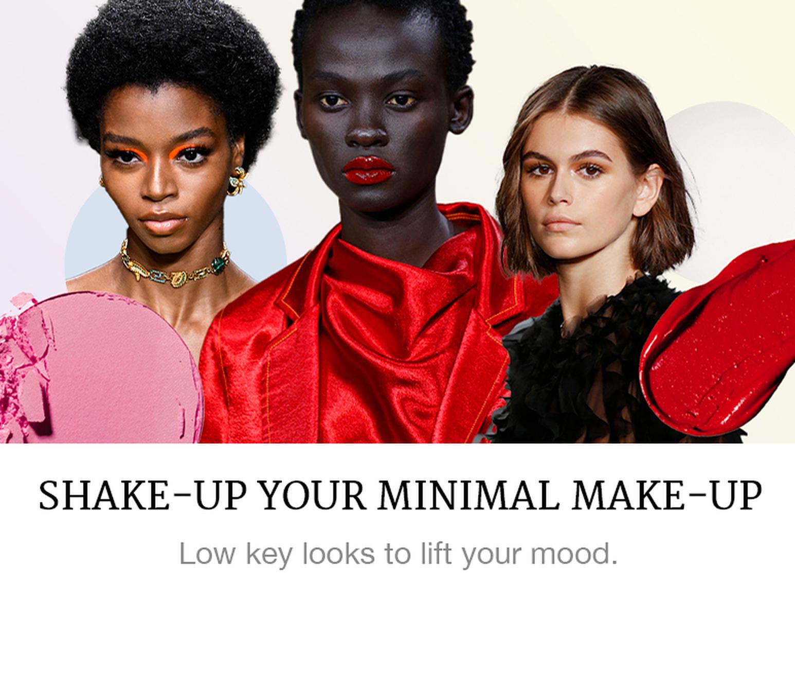 shake-up your minimal makeup