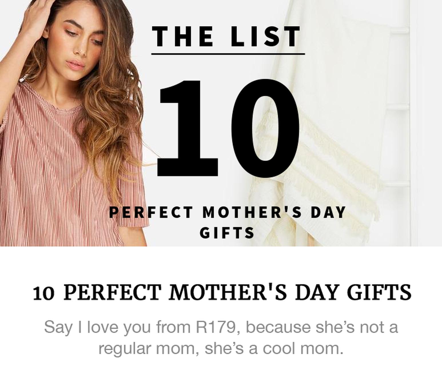 Mother's Day gifts
