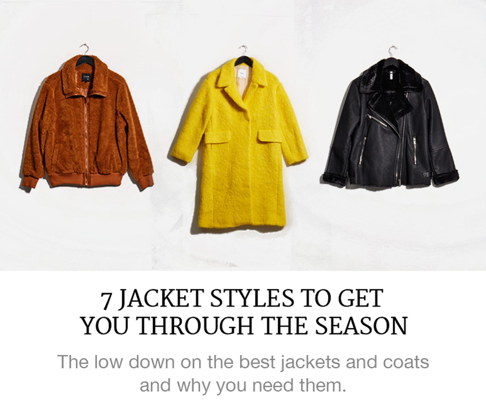7 Jacket Styles To Get You Through The Season