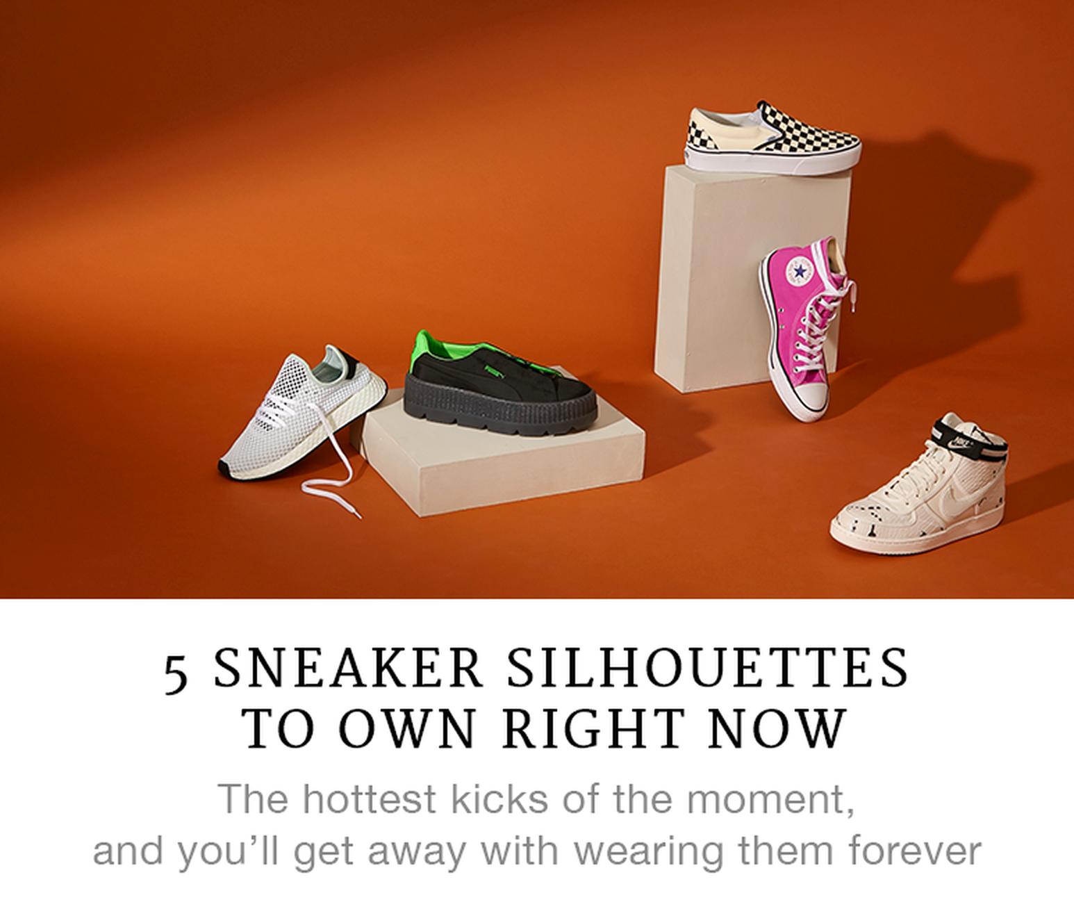 5 Sneaker Silhouettes to Own Right Now