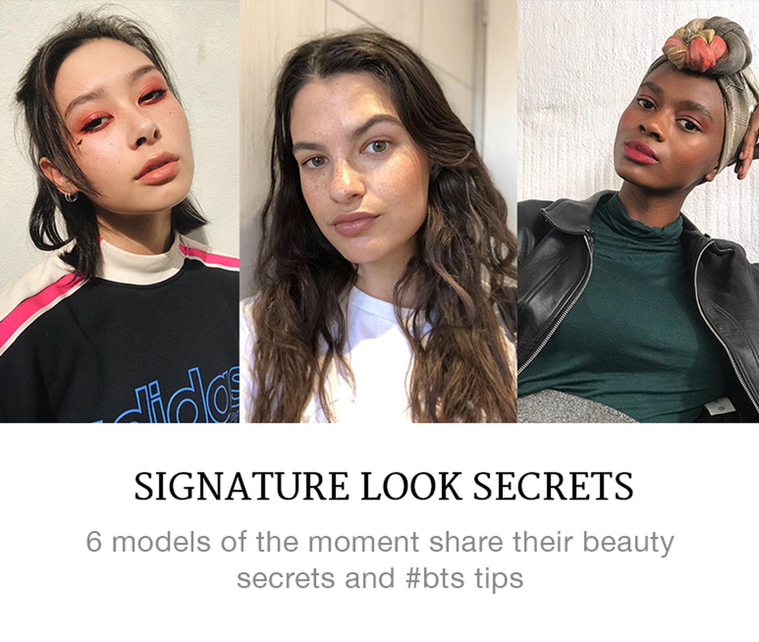 model beauty looks