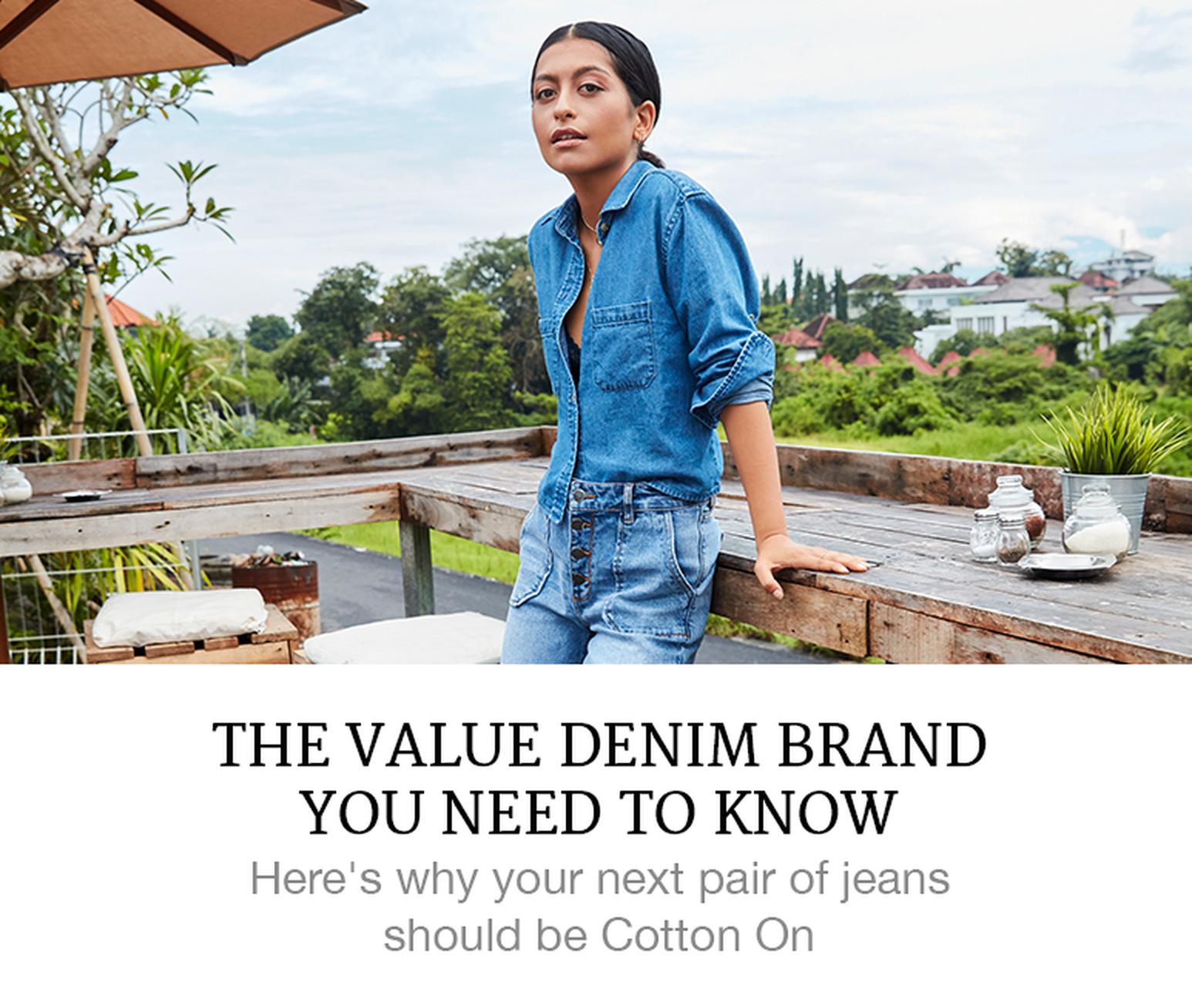 cotton on jeans