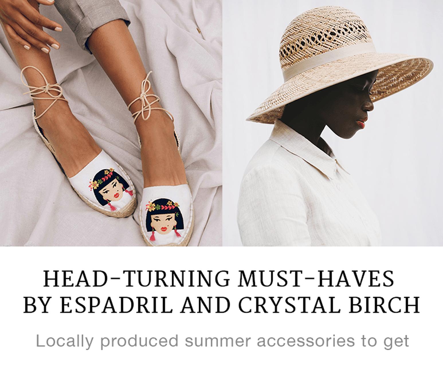 Head-turning Must-haves By Espadril and Crystal Birch