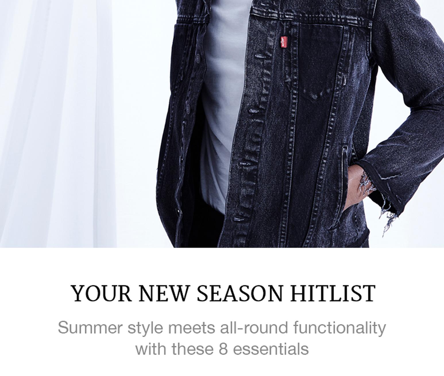 Menswear seasonal essentials