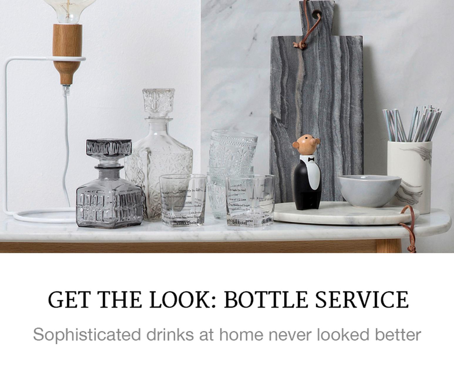 Sophisticated drinks at home never looked better
