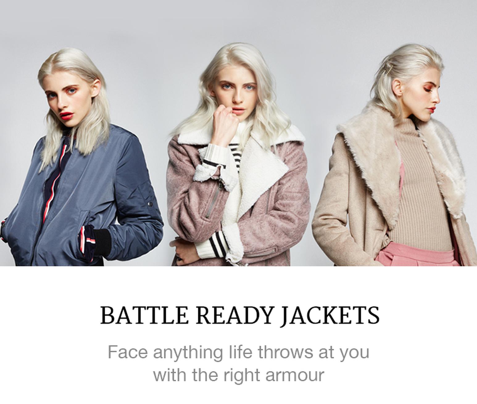 Battle ready jackets