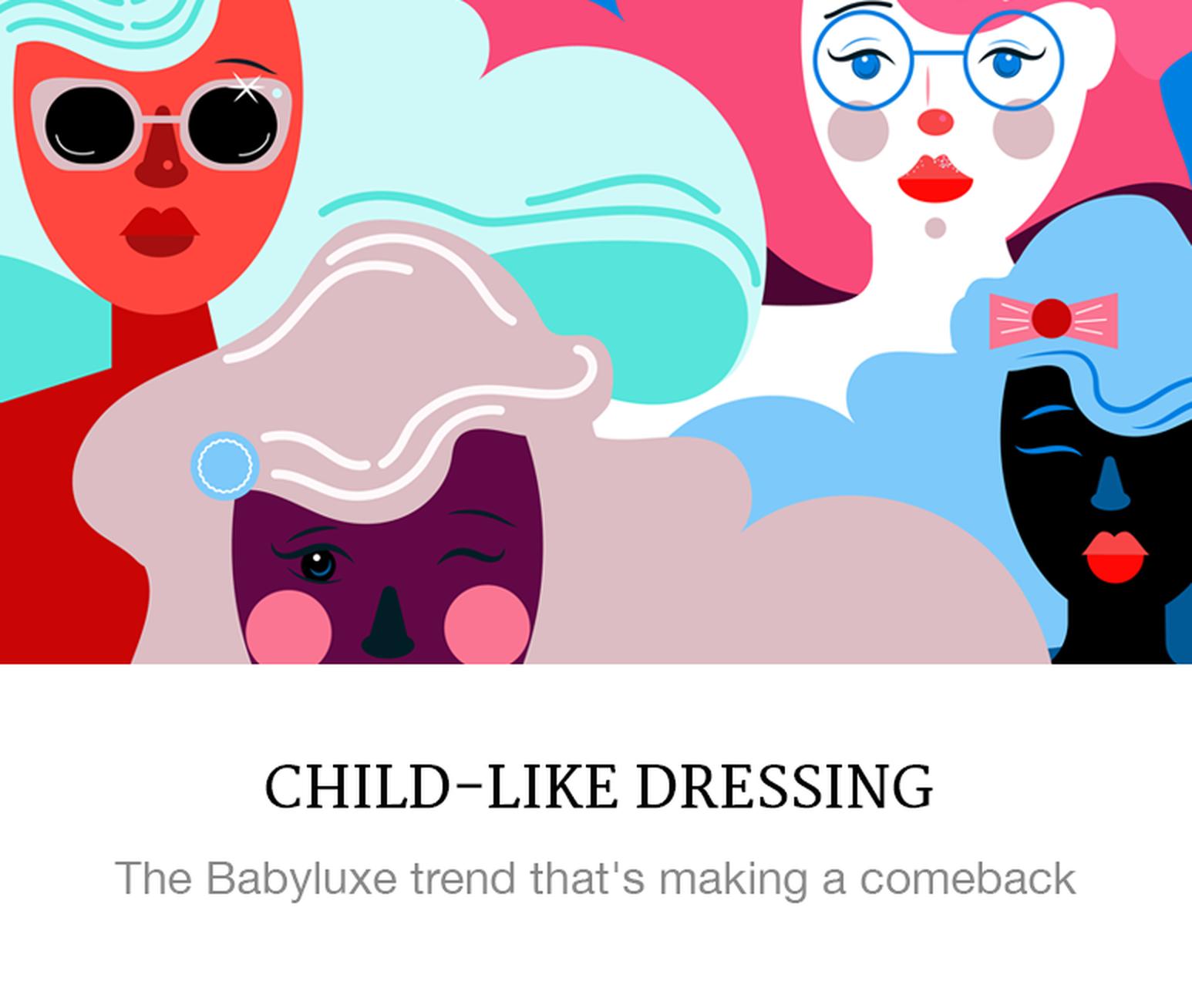 The childish dress trend