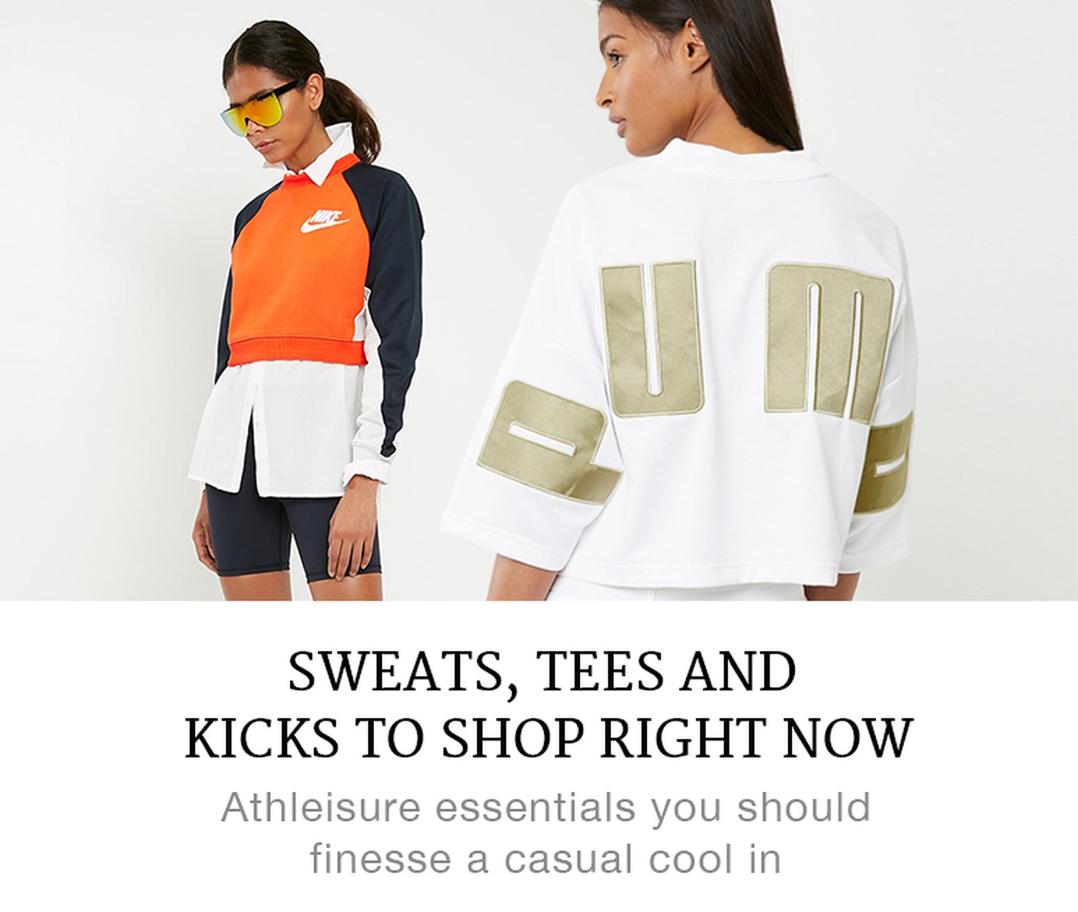 Sweat, Tees and Kicks to Shop Right Now