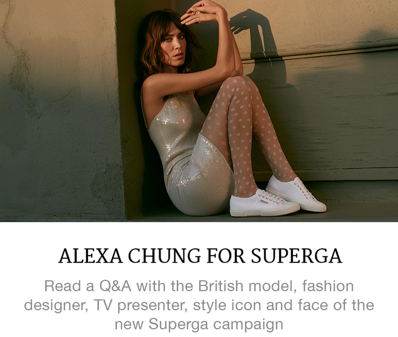 Alexa Chung x Superga