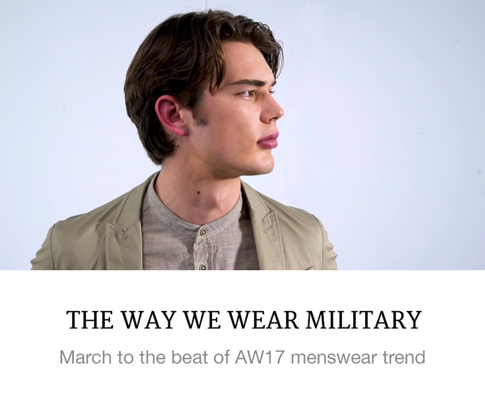 How to wear military video