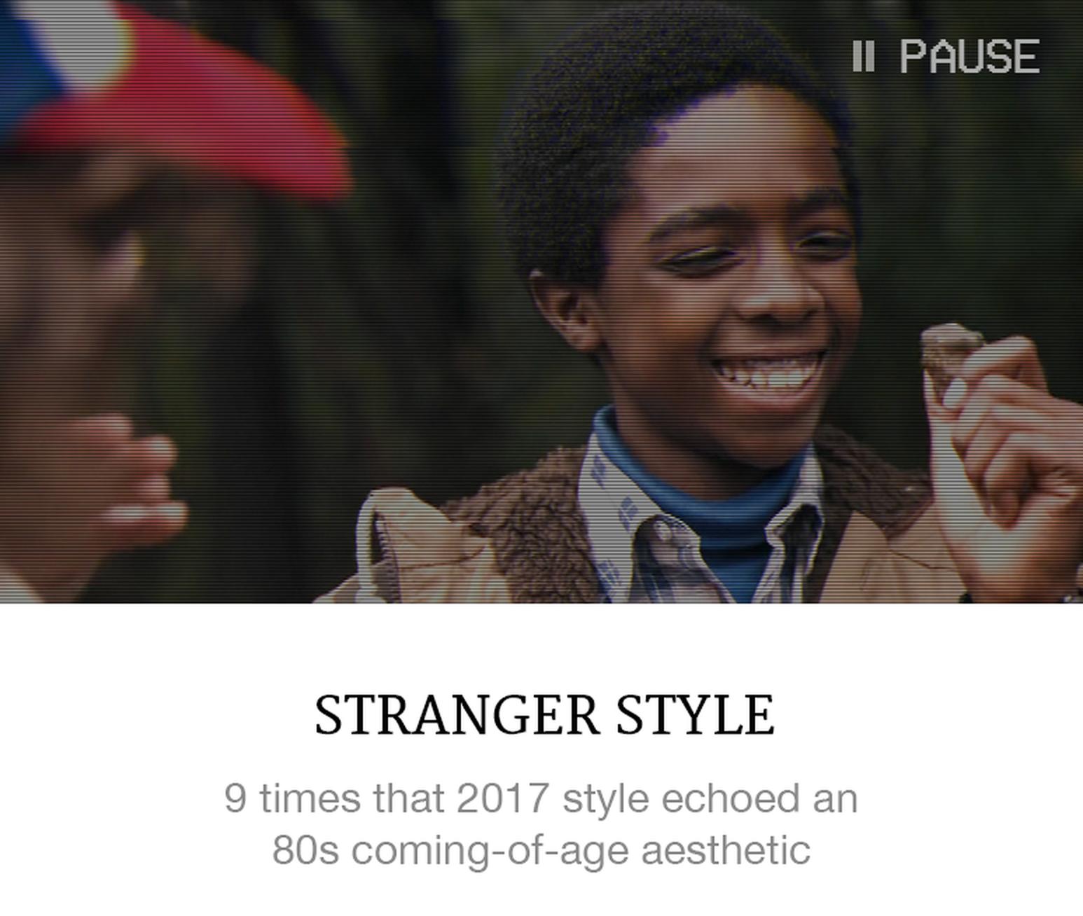 Fashion Lessons from Stranger Things