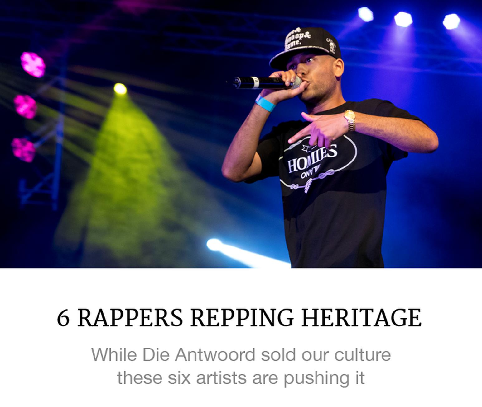 South African rappers repping their heritage