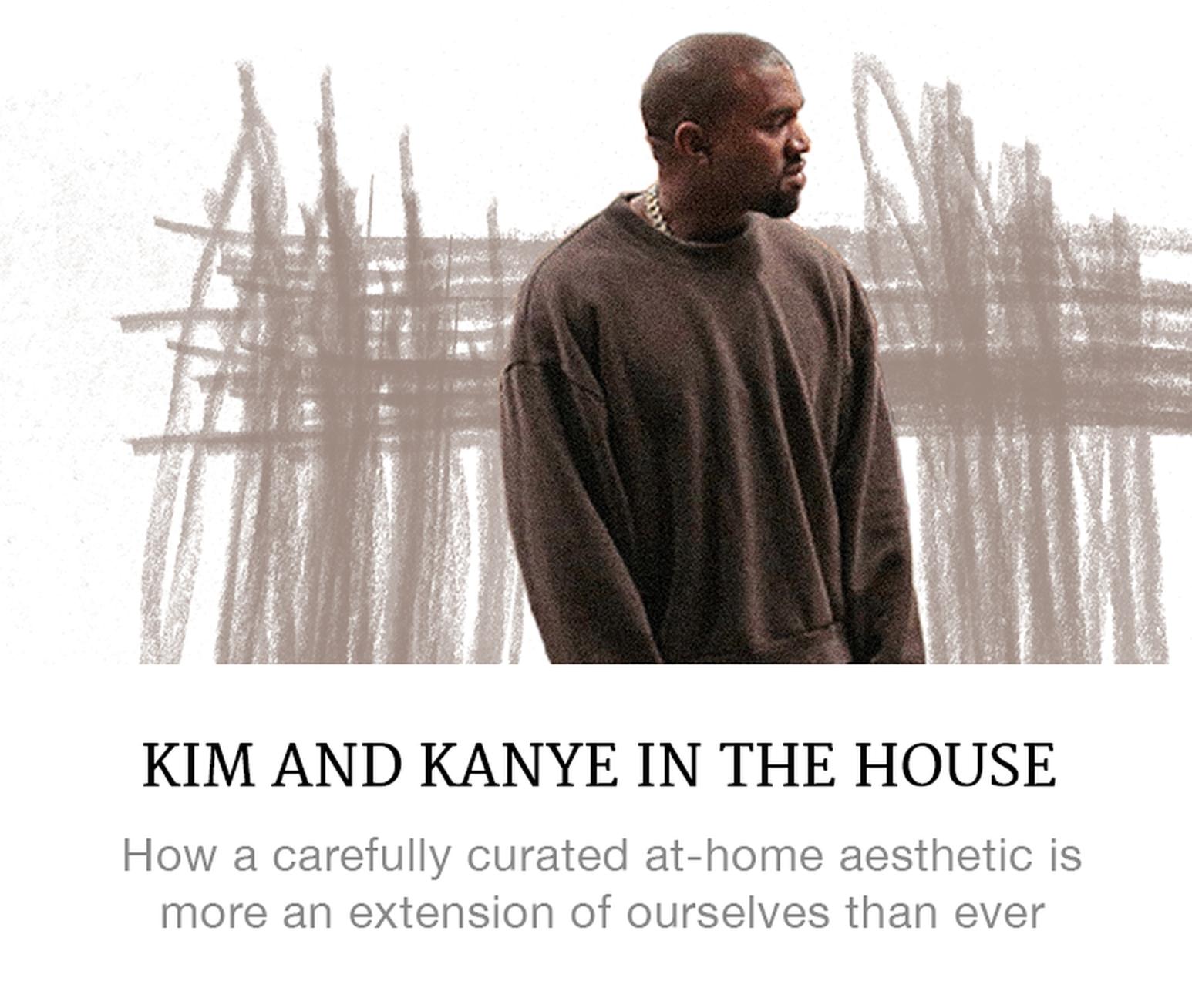 Kim and Kanye decor