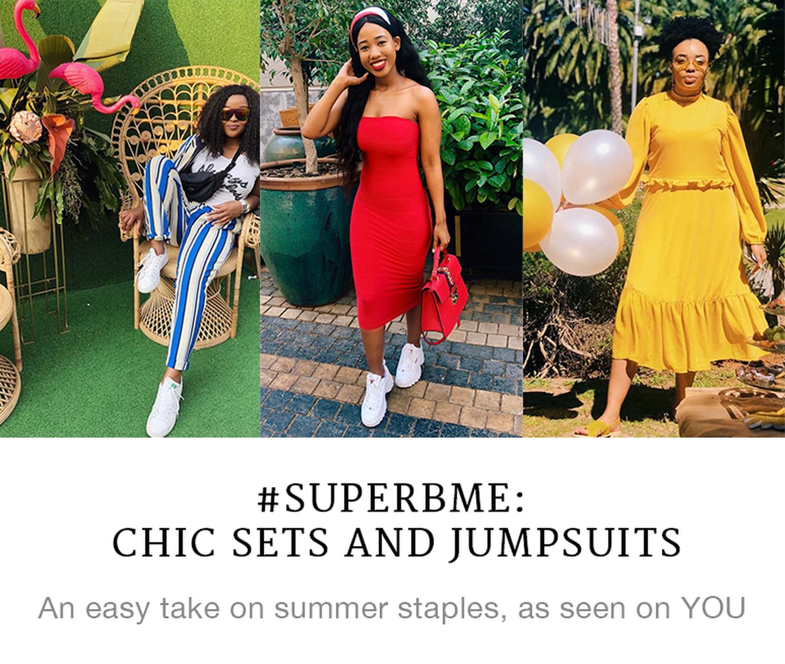 #SUPERBME: Co-ord sets and jumpsuits make summer style