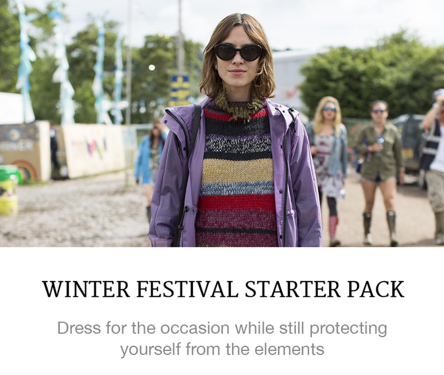 Alexa Chung's festival looks