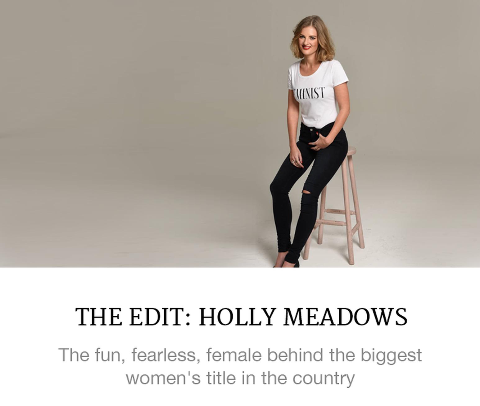 Cosmopolitan editor Holly Meadows