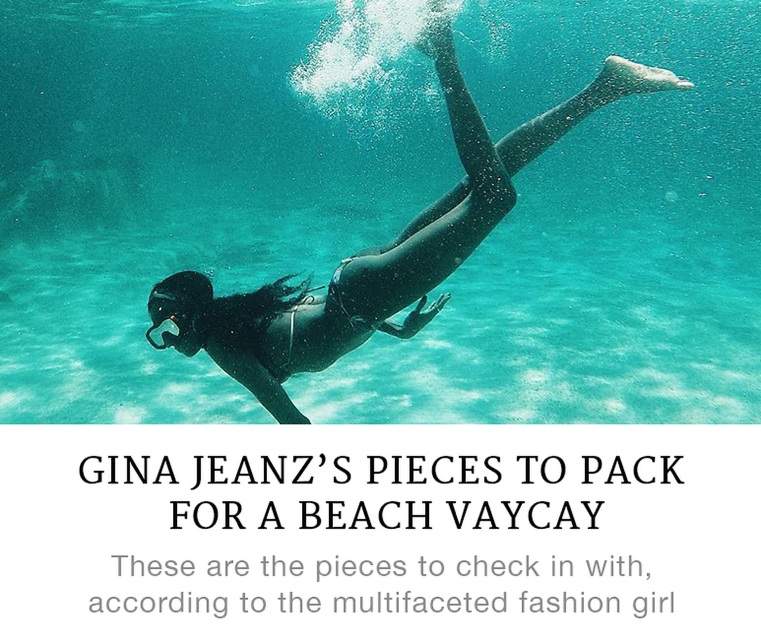 Gina Jeanz beach vaycay