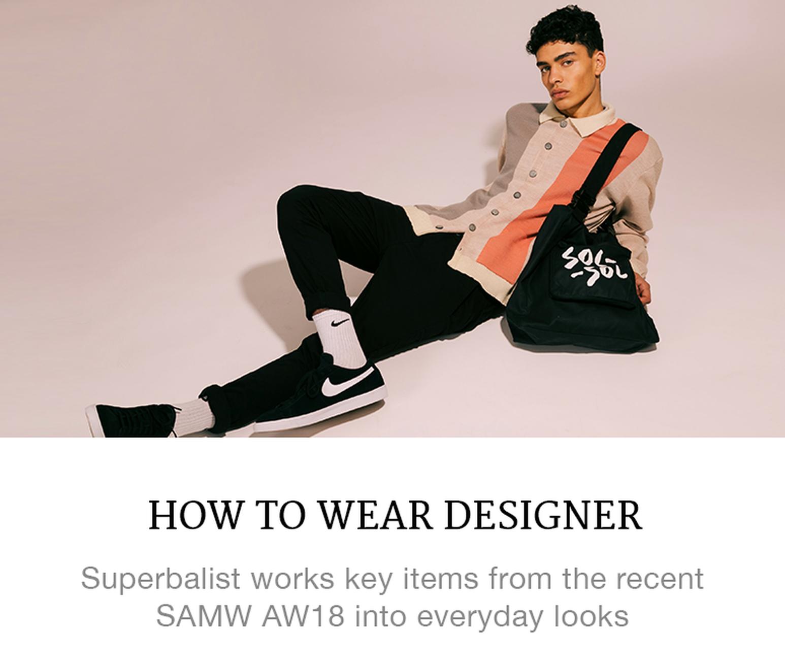 How to wear designer