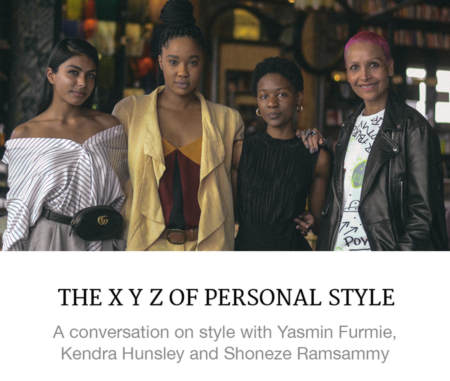 The XYZ of personal style