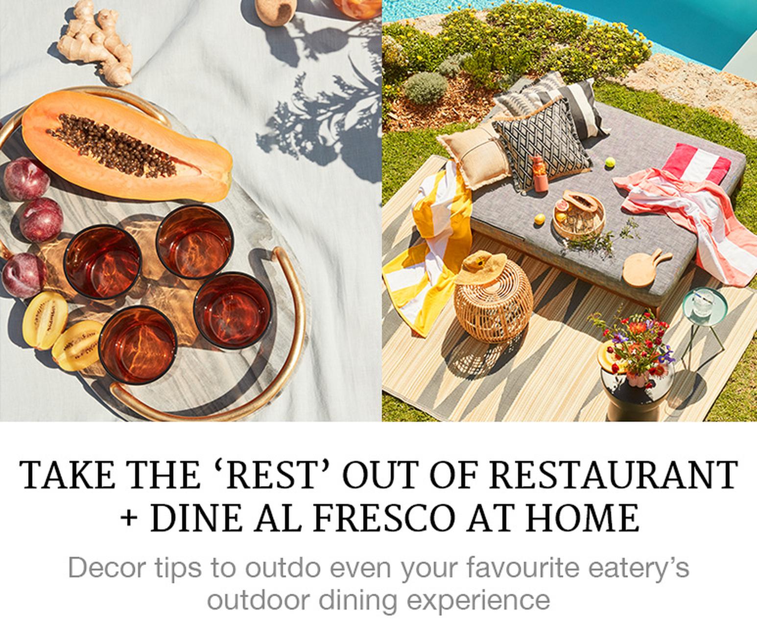 Al Fresco dining