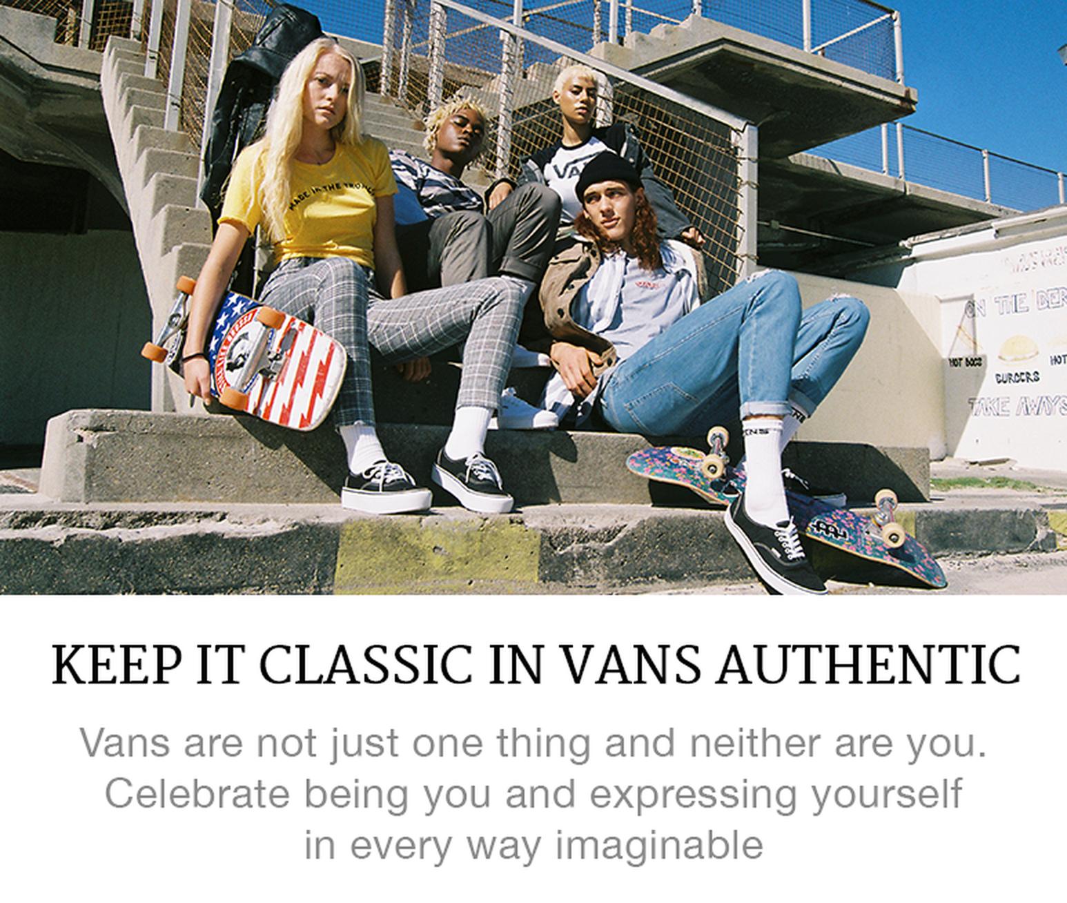 Vans Authentic look book